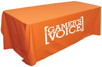 3 Sided Imprinted Table Cover